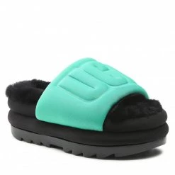 Femme Mules / Sandales De Bain Ugg - W Maxi Graphic Slide 1131992 Egbc Vert
