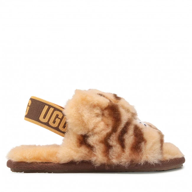 Enfant Chaussons Ugg - T Fluff Yeah Slide Tiger Stuffie 1124940T Dder Marron 4 Enfant Chaussons Ugg - T Fluff Yeah Slide Tiger Stuffie 1124940T Dder Marron – Image 2