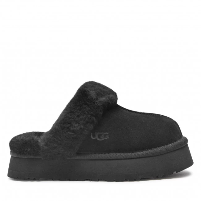 Femme Chaussons UGG - W Disquette 1122550 Blk Noir 4 Femme Chaussons UGG - W Disquette 1122550 Blk Noir – Image 2