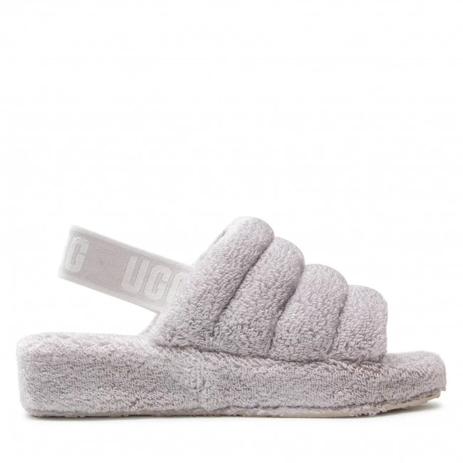 Femme Chaussons UGG - W Fluff Yeah Terry 1127116 Mgr Gris 4 Femme Chaussons UGG - W Fluff Yeah Terry 1127116 Mgr Gris – Image 2