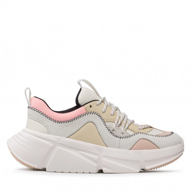 Femme Sneakers UGG - W Calle Lace 1125021 Whm Beige, Multicolore 4 Femme Sneakers UGG - W Calle Lace 1125021 Whm Beige, Multicolore – Image 2