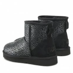 Femme Chaussures UGG - W Classic Mini Sparkle Spots 1120893 Blk Noir -Promos Ugg Magasin 03 0000208955027 rz