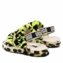 Enfant Chaussons Ugg - T Fluff Yeah Animalia 1124939T Klm Multicolore -Promos Ugg Magasin 03 0000300310076 rz