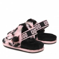 Enfant Chaussons Ugg - T Fluff Yeah Animalia 1124939T Pslp Multicolore, Rose -Promos Ugg Magasin 03 0000300310625 rz