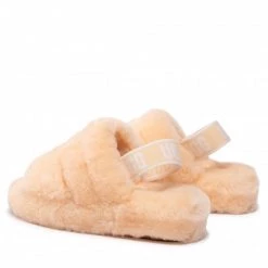Femme Chaussons UGG - W Fluff Yeah Slide 1095119 Pfz Orange -Promos Ugg Magasin 03 0000300313848 ks