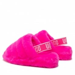 Femme Chaussons UGG - W Fluff Yeah Slide 1095119 Typn Rose -Promos Ugg Magasin 03 0000300313862 ks