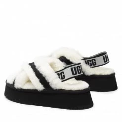 Femme Chaussons UGG - W Disco Cross Slide 1121550 Wht Blanc 10 Femme Chaussons UGG - W Disco Cross Slide 1121550 Wht Blanc -Promos Ugg Magasin 03 0000300314531 pa