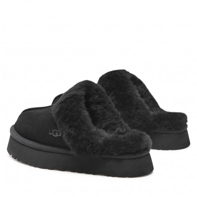 Femme Chaussons UGG - W Disquette 1122550 Blk Noir 5 Femme Chaussons UGG - W Disquette 1122550 Blk Noir – Image 3