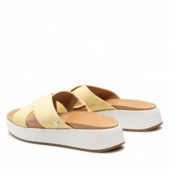 Femme Mules / Sandales De Bain UGG - W Emily 1119745 Bpsd Jaune -Promos Ugg Magasin 03 0000300314685 rz