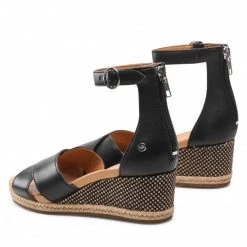 Femme Sandales UGG - W Eugenia 1124990 Blle Noir -Promos Ugg Magasin 03 0000300314722 rz