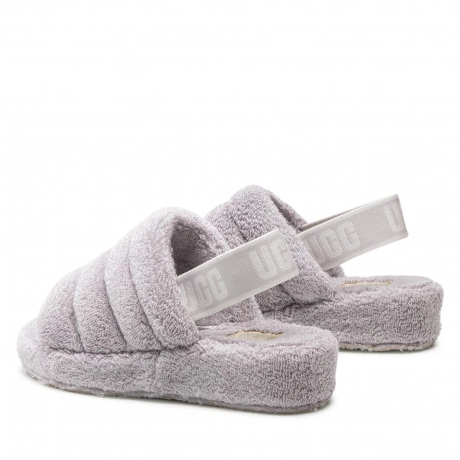 Femme Chaussons UGG - W Fluff Yeah Terry 1127116 Mgr Gris 5 Femme Chaussons UGG - W Fluff Yeah Terry 1127116 Mgr Gris – Image 3