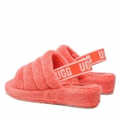 Femme Chaussons UGG - W Fluff Yeah Terry 1127116 Pblss Orange -Promos Ugg Magasin 03 0000300315002 rz