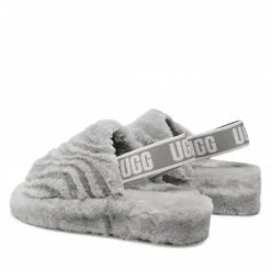 Femme Chaussons UGG - W Fluff Yeah Wavy 1125009 Cbb Gris 10 Femme Chaussons UGG - W Fluff Yeah Wavy 1125009 Cbb Gris -Promos Ugg Magasin 03 0000300315026 rz
