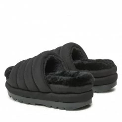 Femme Mules / Sandales De Bain UGG - W Maxi Slide 126377 Blk Noir -Promos Ugg Magasin 03 0000300315736 rz