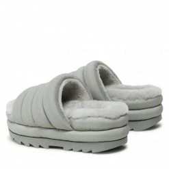 Femme Mules / Sandales De Bain UGG - W Maxi Slide 1126377 CBB Gris -Promos Ugg Magasin 03 0000300315767 rz