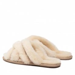 Femme Chaussons UGG - W Scuffita 1123572 San Beige -Promos Ugg Magasin 03 0000300316023 ph