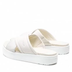 Femme Mules / Sandales De Bain UGG - W Zayne Crossband 1128635 Jlth Blanc -Promos Ugg Magasin 03 0000300316511 rz