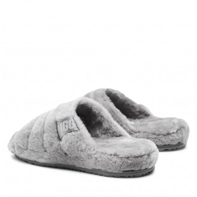 Homme Chaussons Ugg - M Fluff You 1117473 Mflf Gris 5 Homme Chaussons Ugg - M Fluff You 1117473 Mflf Gris â Image 3