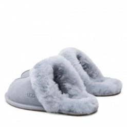Femme Chaussons UGG - W Scuffette II 1106872 Afg Bleu -Promos Ugg Magasin 03 0000301228653 rz