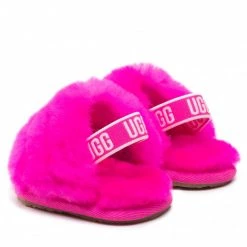 Enfant Chaussons Ugg - I Fluff Yeah Slide And Lovey 1124941I Rcr Rose -Promos Ugg Magasin 04 0000300309957 ks