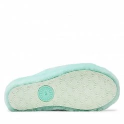Femme Chaussons UGG - W Fluff Yeah Slide 1095119 Pemr Vert -Promos Ugg Magasin 04 0000300313824 rz