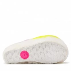 Femme Chaussons UGG - W Fluff Yeah Party Spots 1125006 Wht Multicolore -Promos Ugg Magasin 04 0000300314821 rz