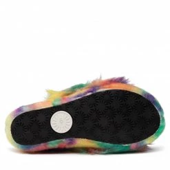 Femme Chaussons UGG - W Fluff Yeah Pride 1131770 Rbw Multicolore -Promos Ugg Magasin 04 0000300314852 kt