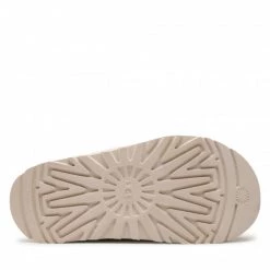 Femme Chaussons UGG - W Fuzz Sugar Terry Cross Slide 1126385 Bpdd Jaune -Promos Ugg Magasin 04 0000300315071 rz