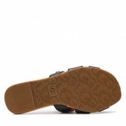 Femme Mules / Sandales De Bain UGG - W Teague 1119750 Blle Noir -Promos Ugg Magasin 04 0000300316290 rz