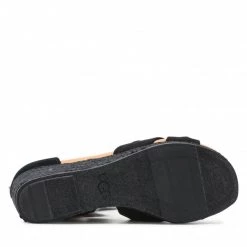 Femme Espadrilles UGG - W Yarrow 1124991 Blks Noir -Promos Ugg Magasin 04 0000300316351 rz