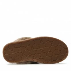 Femme Chaussons Ugg - W Scuffette II Spotty 1130886 Nat Marron -Promos Ugg Magasin 04 0000301214861 rz
