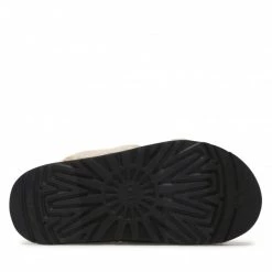 Femme Mules / Sandales De Bain Ugg - W Fuzz Sugar Cross Slide 1135131 NBLC Beige -Promos Ugg Magasin 04 0000301216612 rz