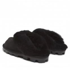 Femme Chaussons Ugg - Coquette Slipper 5125 Blk Noir -Promos Ugg Magasin 04 0000301216858 pl