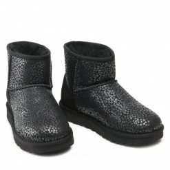 Femme Chaussures UGG - W Classic Mini Sparkle Spots 1120893 Blk Noir -Promos Ugg Magasin 05 0000208955027 rz