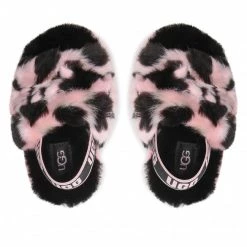 Enfant Chaussons Ugg - T Fluff Yeah Animalia 1124939T Pslp Multicolore, Rose -Promos Ugg Magasin 05 0000300310625 rz
