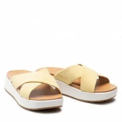 Femme Mules / Sandales De Bain UGG - W Emily 1119745 Bpsd Jaune -Promos Ugg Magasin 05 0000300314685 rz