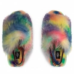 Femme Chaussons UGG - W Fluff Yeah Pride 1131770 Rbw Multicolore -Promos Ugg Magasin 05 0000300314852 kt
