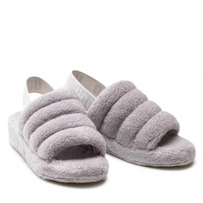 Femme Chaussons UGG - W Fluff Yeah Terry 1127116 Mgr Gris 7 Femme Chaussons UGG - W Fluff Yeah Terry 1127116 Mgr Gris – Image 5