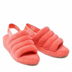 Femme Chaussons UGG - W Fluff Yeah Terry 1127116 Pblss Orange -Promos Ugg Magasin 05 0000300315002 rz