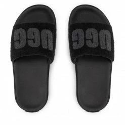 Femme Mules / Sandales De Bain UGG - W Laton 1126350 Btry Noir -Promos Ugg Magasin 05 0000300315323 mk