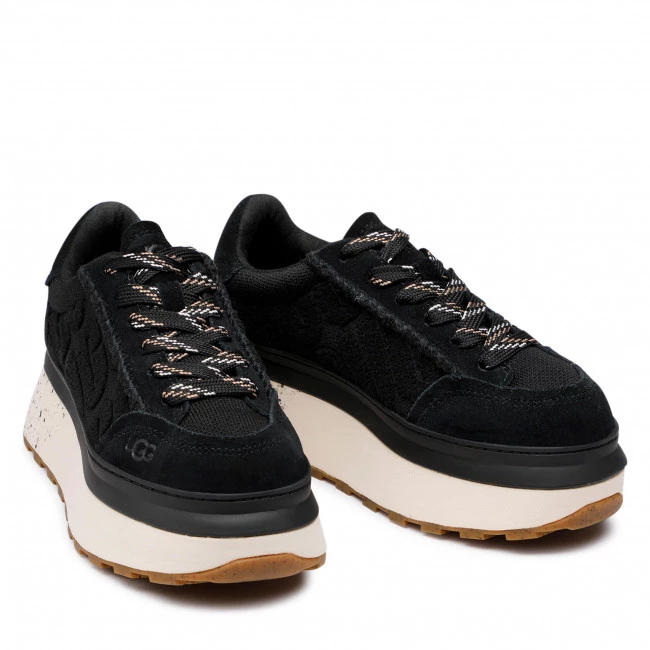 Femme Sneakers UGG - W Marin Lace Logo 1125025 Blk Noir 7 Femme Sneakers UGG - W Marin Lace Logo 1125025 Blk Noir – Image 5