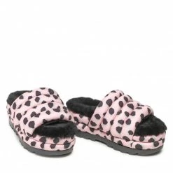 Femme Mules / Sandales De Bain UGG - W Maxi Slide Cheetah Print 1127074 Pslp Multicolore, Rose -Promos Ugg Magasin 05 0000300315774 rz