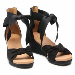 Femme Espadrilles UGG - W Yarrow 1124991 Blks Noir -Promos Ugg Magasin 05 0000300316351 rz