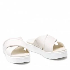 Femme Mules / Sandales De Bain UGG - W Zayne Crossband 1128635 Jlth Blanc -Promos Ugg Magasin 05 0000300316511 rz