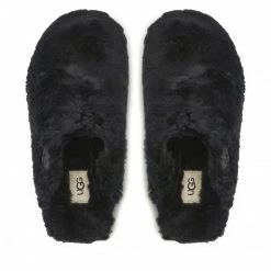 Femme Chaussons UGG - W Fuzz Sugar Slide 1135132 Blk Noir -Promos Ugg Magasin 05 0000301216735 rz