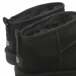Femme Chaussures Ugg - M Classic Ultra Mini 1137391 Blk Noir -Promos Ugg Magasin 05 0000301217374 rz