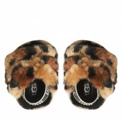 Enfant Chaussons UGG - I Fluff Yeah Slide Spotty 1134955I Nat Marron -Promos Ugg Magasin 05 0000301218203 rz