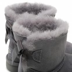 Enfant Chaussures UGG - T Bailey Bow II 1017397T Lgh Gris -Promos Ugg Magasin 05 0000301227366 rz