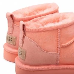 Femme Chaussures UGG - W Classic Ultra Mini 1116109 Shpn Orange -Promos Ugg Magasin 05 0000301229377 rz