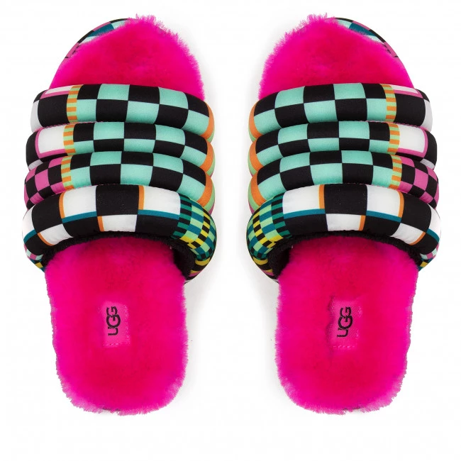 Femme Mules / Sandales De Bain UGG - W Maxi Checks Slide 1130842 Blkm Multicolore 7 Femme Mules / Sandales De Bain UGG - W Maxi Checks Slide 1130842 Blkm Multicolore – Image 5